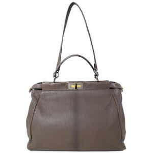 Fendi Peekaboo handbag ISeeU Leather 2way Shoulder Bag